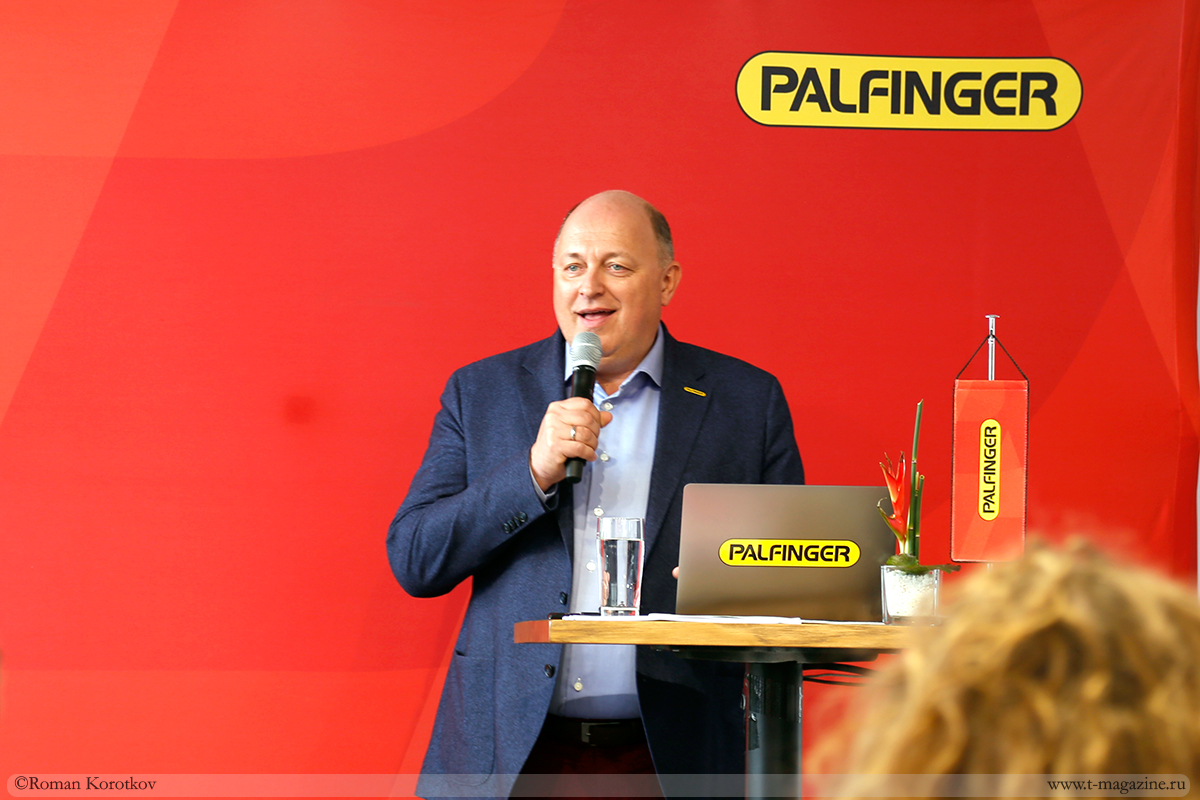 Пресс-конференция Palfinger в Мюнхене