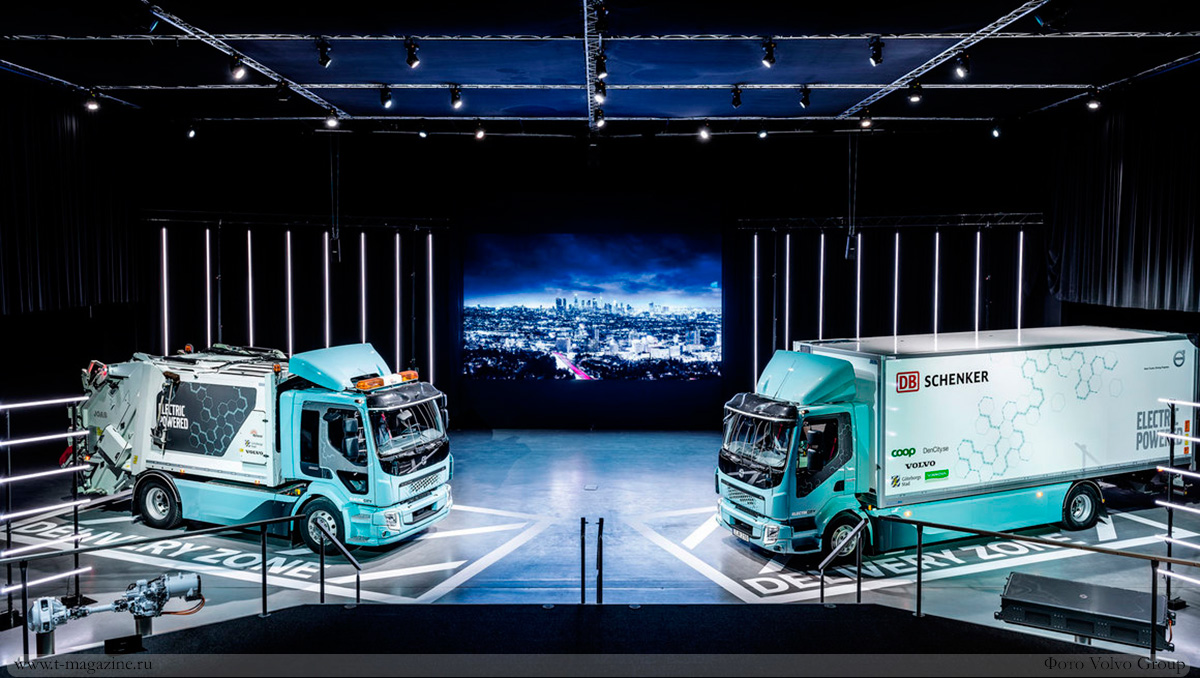 Фото электрических грузовиков Volvo