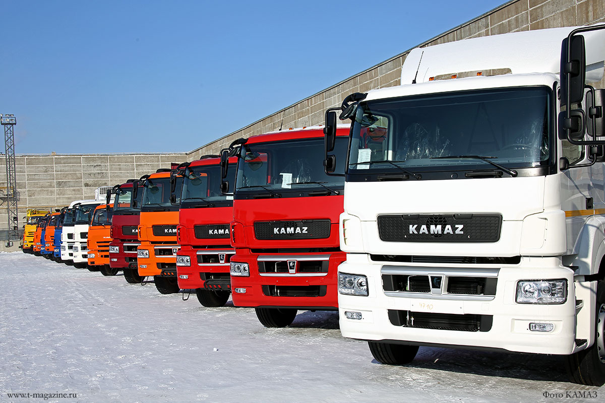 Фото грузовиков КамАЗ